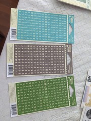 Large Lot Of Scrapbook Letters Common Numbers, Words, Sayings, Some New