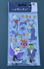 Halloween Sticker Bundle! 4 New Old Stock Packages. Disney, Sticko, Good Old
