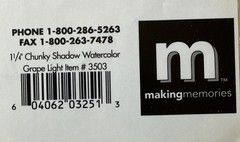 LARGE LIGHT GRAPE 1-1/4”Chunky Shadow Alphabet Stickers(114pc)Making Memories•