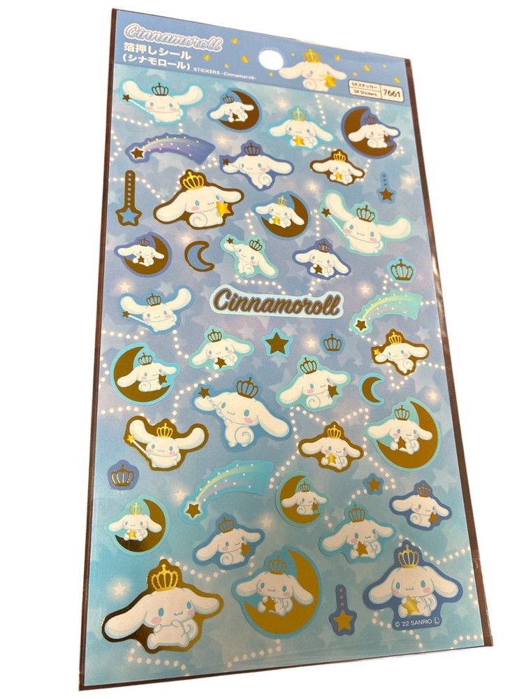 Cinnamoroll Kawaii Sanrio Sticker Sheet Japanese Cute Planner Scrapbook