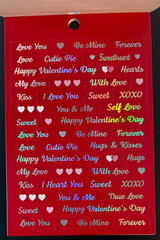 RECOLLECTIONS VALENTINE’S DAY STICKER BOOK 261 PC STICKERS 12 SHEETS ROMANCE