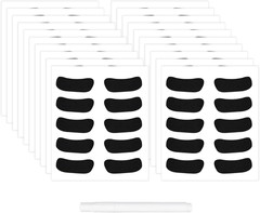 Eye Black Stickers 100 Pairs Self-Adhesive Face Stickers for Sports Game Day