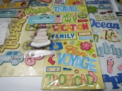 K&Company Jolee’s Boutique Marcella Scrapbook Sticker Lot Most New