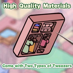 «4 Sets Big DIY 3D Sticker Scene Isometric Miniature Room Sticker Therapy for ..
