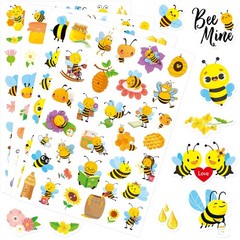 Bumble Bee Stickers Summer Spring Happy Honey Bee Decal Sticker 660 Counts Pa…