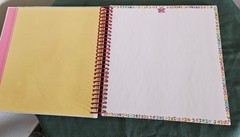 Fun Pad ,Spiral Craft Creativity Activity Book Scrapbooking Stickers 100 pages