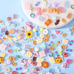 AIPULIDUO 118 pcs Slime Charms Cute Set，Mixed Lot 10mm to 25mm, colorful