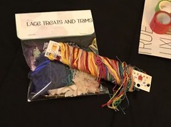 OOAK Junk journal + 1 Signature + Ephemera Box W Lace, Beads Handmade Pieces