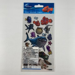 Disney Pixar Finding Nemo Dory Crush Bruce Squirt Metallic Shiny Sticker Sheet