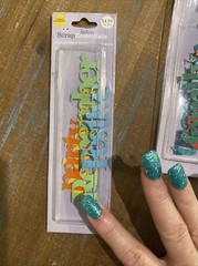 NEW! 2 Packs JoAnn Scrap Essentials Metal Words For Scrapbooking Captions