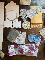 50+ Piece Lot Of Junk Journal Supplies Ephemera JJL1 Tonya