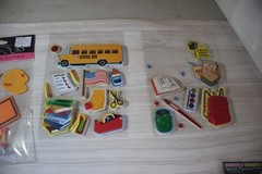 Sticker lot American girl, school stuff, sports, travel, family 3-d collection