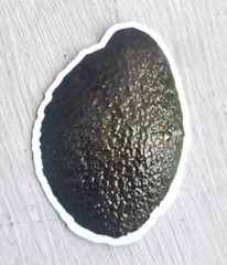 Food Vegetable Avocado Green Sticker Delicious Fruit Eggs Lot of 4 Pcs