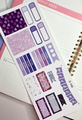 Winter Inspiration Quote Life :Handmake Erin Condren Planner Sticker
