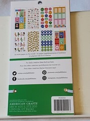 American Crafts Pebbles Sticker Book 30 sheets 1062 stickers foil accents NIP