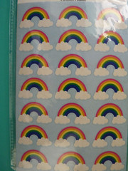 RAINBOW STICKERS Sealed Pack (4) Sheets