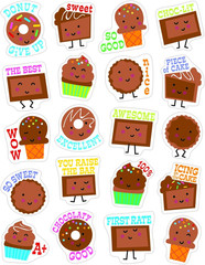 Chocolate Stickers – Scented
