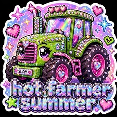 Y2K Farm Animal Sticker Set 13 Pack Cute Kawaii Funny Retro Aesthetic Decals
