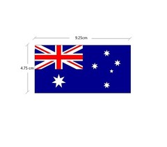 Water-resistant laminated Flag or personlaised image with double-sided tape