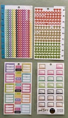 HUGE Lot of Planner Stickers & Paper 3 Complete Books, Stickers, Tabs & More