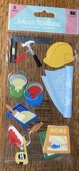 RARE Jolees Under Construction Home Hammer Painting Paint Screwdriver Handyman