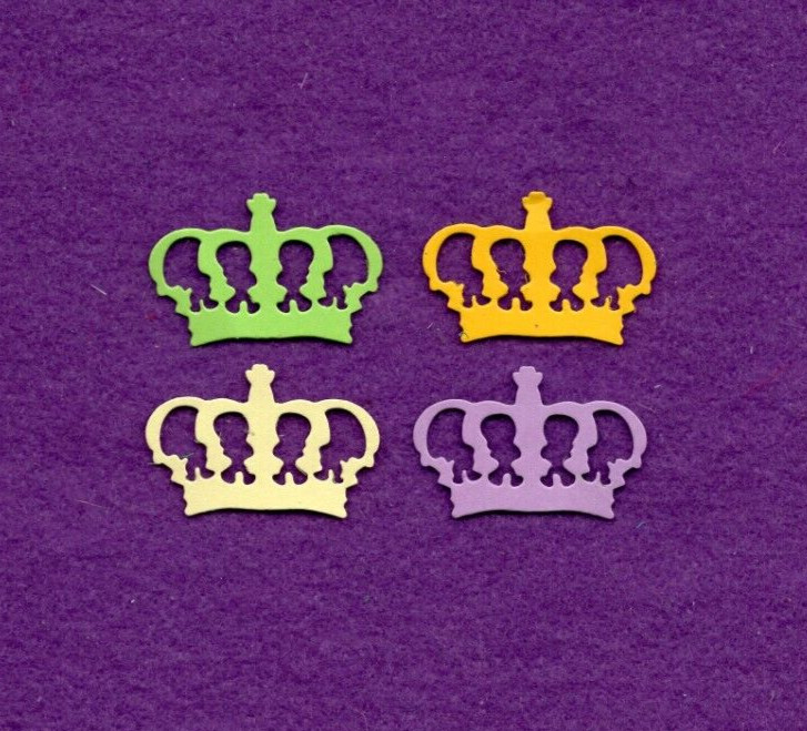 CROWN # 12 die cuts scrapbook cards
