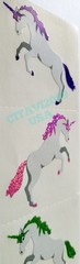 UNICORN STICKER SHEET STRIP PRISMATIC GLITTER MRS. GROSSMAN’S SPARKLE UNICORNS
