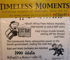 It Takes Two 1990 Timeless Moments 5″x12″ Sticker, Scrapbook Embellishment #139