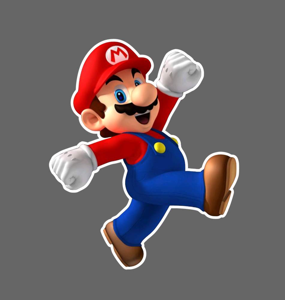 Super Mario Sticker Decal