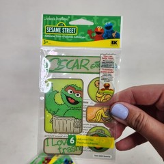 Vintage Jolee’s Boutique Sesame Street Stickers Lot 6 Packs Dimensional Tiles