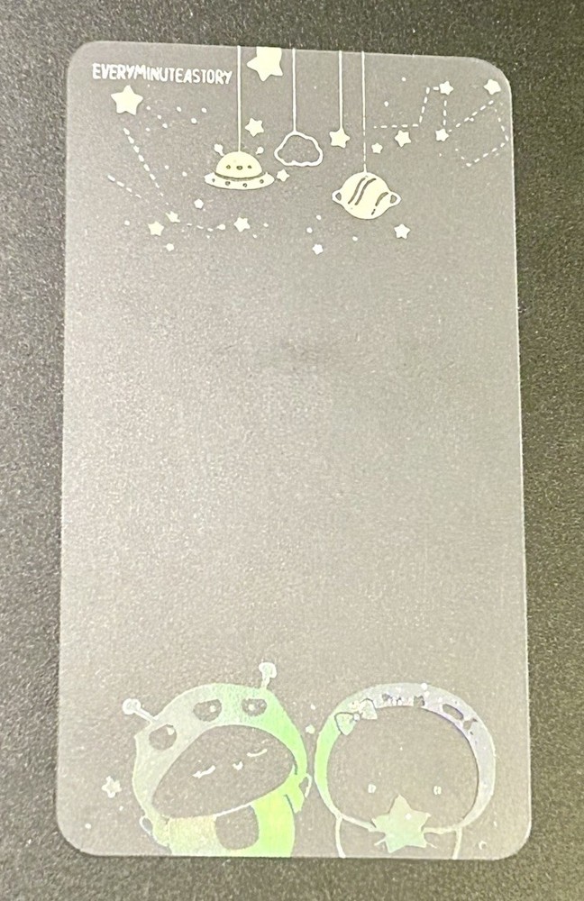 New Every Minute A Story Space Beanies Washi Card EMAS