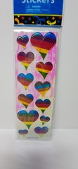 Pearl Rainbow 🌈 Stars , Hearts And Solid Colors Smiley Faces Stickers By OTC
