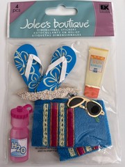 Jolee’s Dimensional Stickers – Beach Vacation Pool Tropical Theme – You Choose