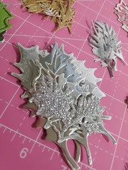 Foliage Leaf Holiday Die Cut and Paper Punch Embellishments Mixed Lot 200+ Pcs