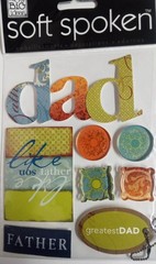 MAMBI **DAD** Soft Spoken Dimensional Embellishments