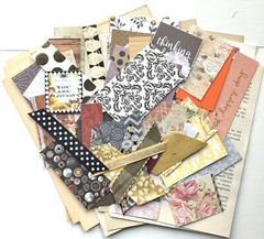 Junk Journal Supplies, 100+ Items, Scrapbook Papers, Quotes, Vintage Book Pages