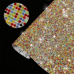 Diamond Crystal Bling Rhinestone Sticker Sheet Diamante Self Adhesive Decal DIY