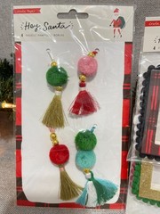 Crate Paper Hey Santa Christmas Frames and Tassels
