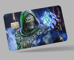DOOMSDAY , 2 pc credit card skin & DEBIT CARD,TROLLEY & GYM