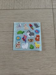Sandylion Sticker 8 mod Micro Animals Zoo Pets Jungle Farm Cats Vintage 90s
