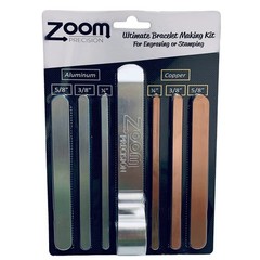 Bracelet Stamping Kit – Aluminum & Copper Blanks w/Bending Bar for Jewelry St…
