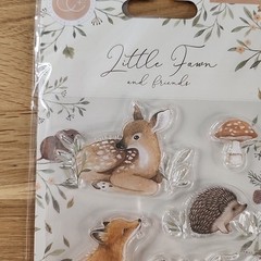 Craft Consortium Best Friends Clear Stamp Set Nina Stajner Little Fawn NEW