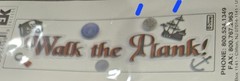 ek success disney adhesive titles Peter Pan Walk the Plank 6×2 «