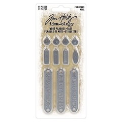 Tim Holtz ~ WORD PLAQUES & TAGS ~ Christmas ~ Idea-ology
