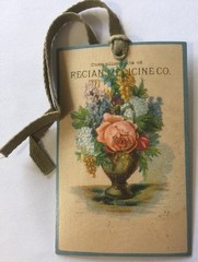 VASE Scrappy Chic Vintage Tags (1pc) MAMBI•Victorian•Steampunk •Faded•Florals•••