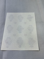 Valentine’s Day Vintage Sticker Sheet Little Girls Boys 1950’s Look Hearts Love
