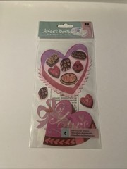Jolee’s BOX OF CHOCOLATES Stickers ~embellishment set~Beautiful! Quick Ship!!