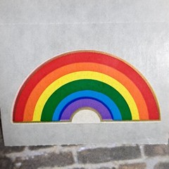 Vintage 80’s stickers Illuminations Mods rainbow butterfly heart dove lot of 10