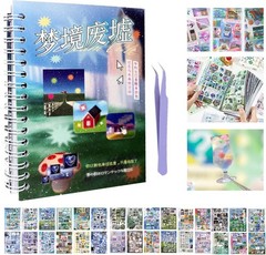 600+Dreamcore Japanese Sticker Book-30 Sheets Nature Sceneery Scrapbook Stick…
