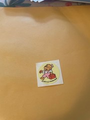 Vintage 1980s Berenstain Bears Apple Sticker